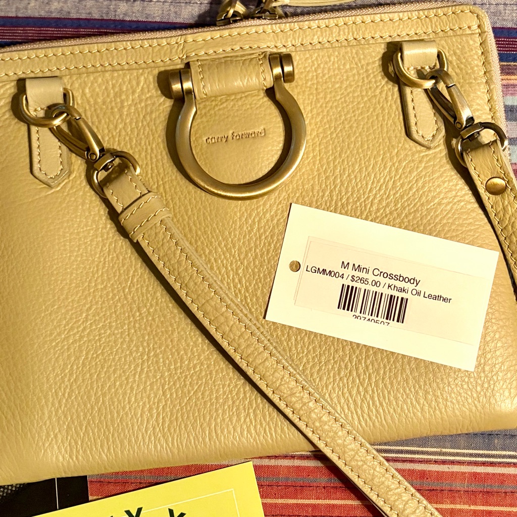 Sapahn Cream Mini Crossbody With Polished Ring Detail — image 2 of 8